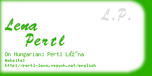 lena pertl business card